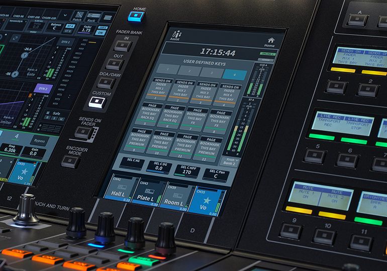 Yamaha Digital Mixing Console DM7: 用于簡化性能的Utility實用屏幕