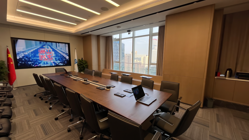 中建八局國企總部基地智能會議室插圖5